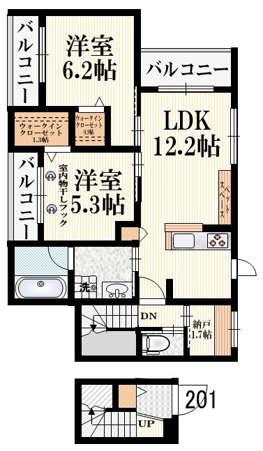 秀明舎の間取り