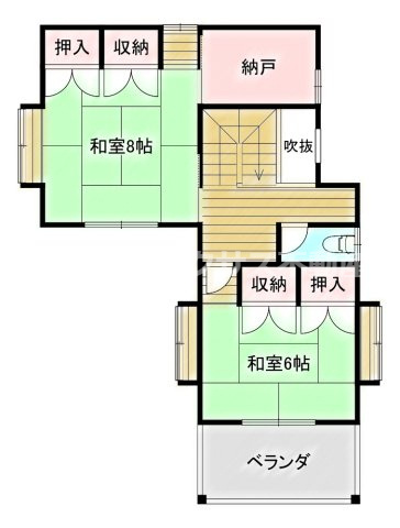 【中古住宅】山辺町近江の間取り