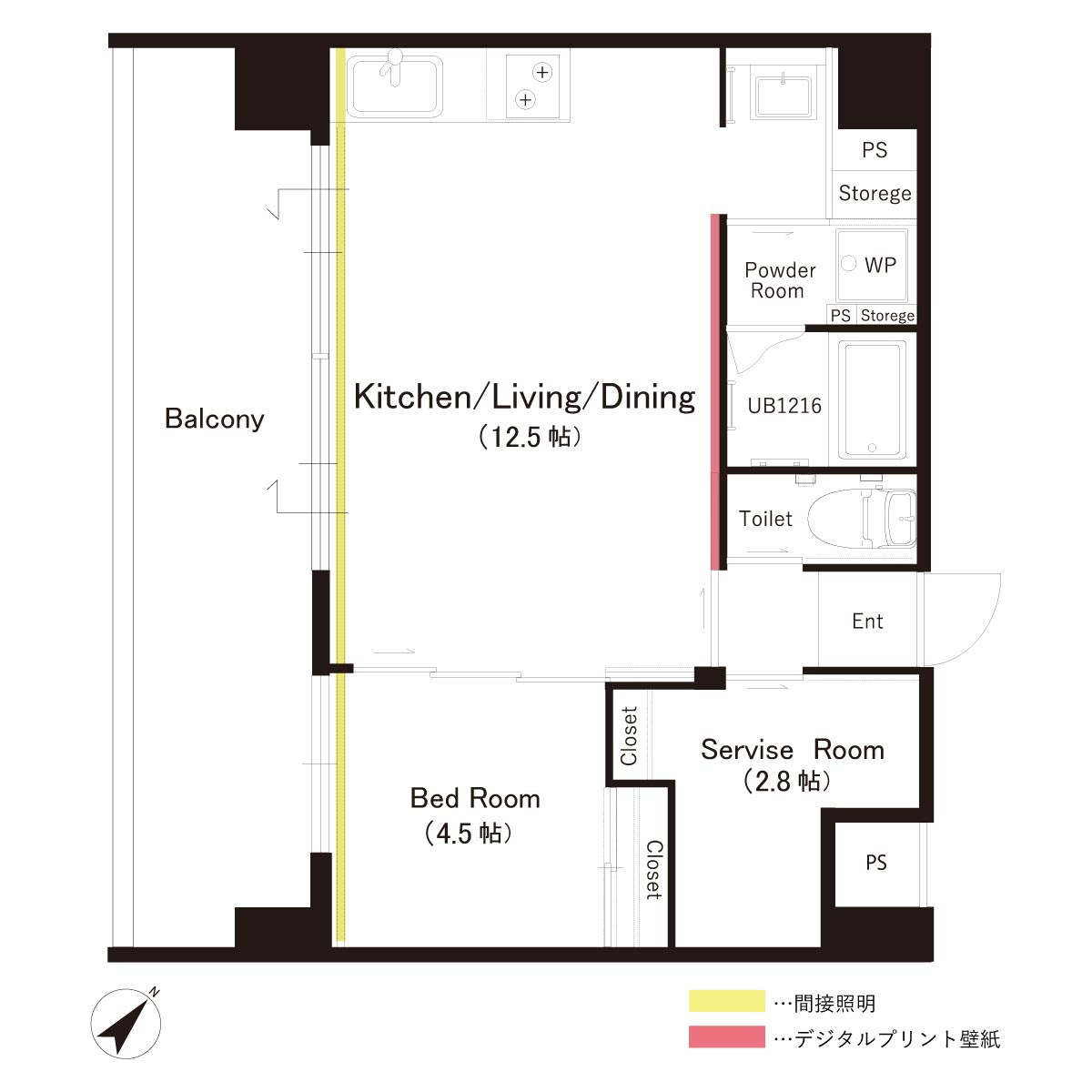 Laughterの間取り