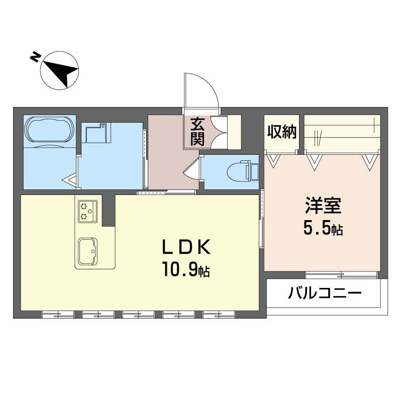 グランメール高須の間取り