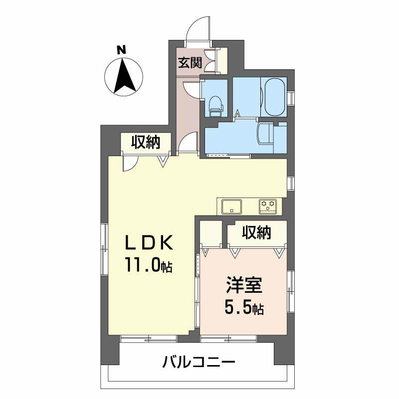 アルカチッタの間取り