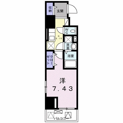 プラーサート　南観音の間取り|間取図