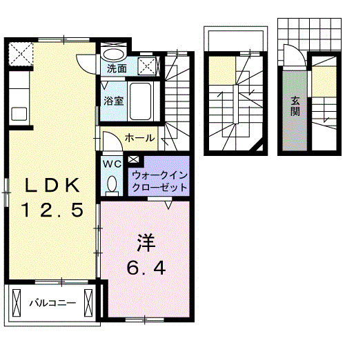 Ｃａｓａ　Ｋｏｄａｍａの間取り|間取図