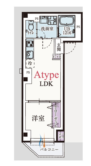 【間取り】 | b’CASA小岩SOUTH | 「b’CASA小岩SOUTH」