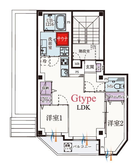 【間取り】 | b’CASA小岩SOUTH | 「b’CASA小岩SOUTH」