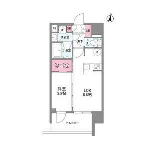 シーズンフラッツ中崎の間取り