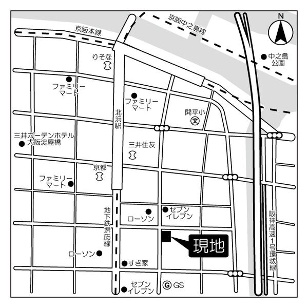アヴェニール北浜の間取り