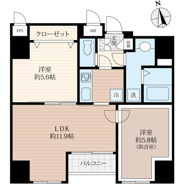 ラシクラスＬＡＺＯ　ｇｉｎｚａ－ｅａｓｔの間取り
