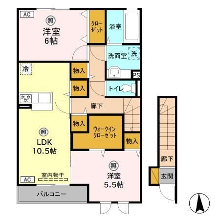 クラーレＹの間取り
