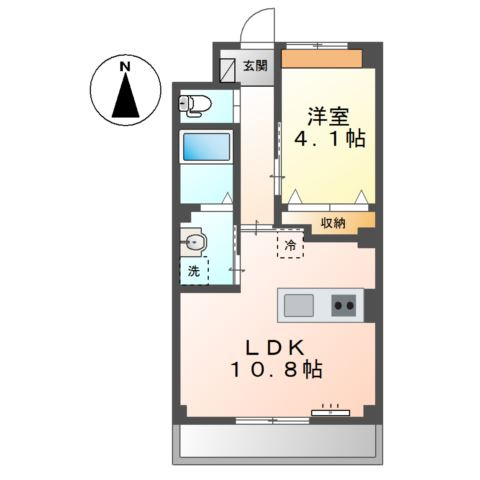 ユーハウスⅡの間取り