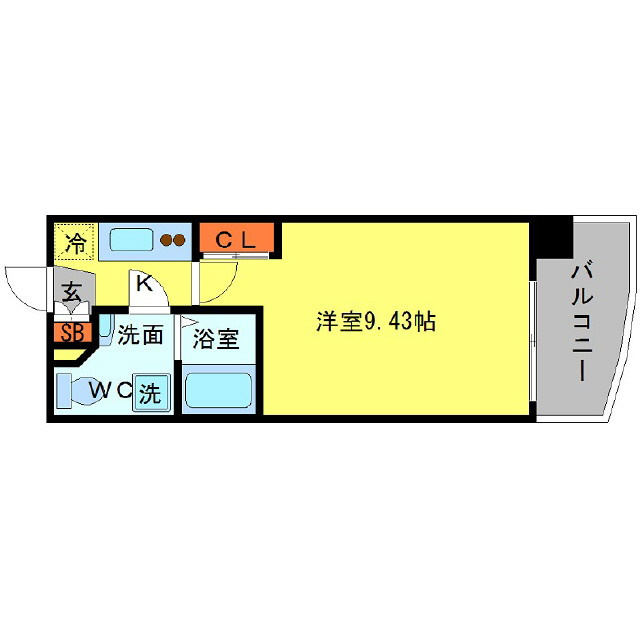 SERENiTE天六西の間取り