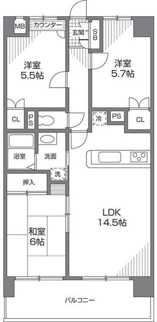 グランディフォーラの間取り|間取り図