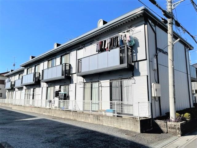 ナガシマハイツの外観|おしゃれな外観です