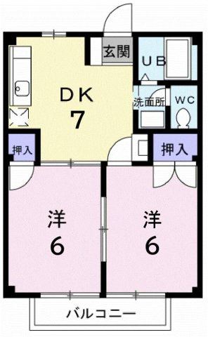 パサーナわかまつの間取り