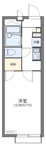 レオパレス小諏訪Ⅲの間取り