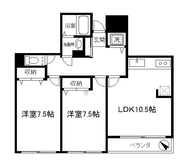 ラフィーヌ・ショコラの間取り