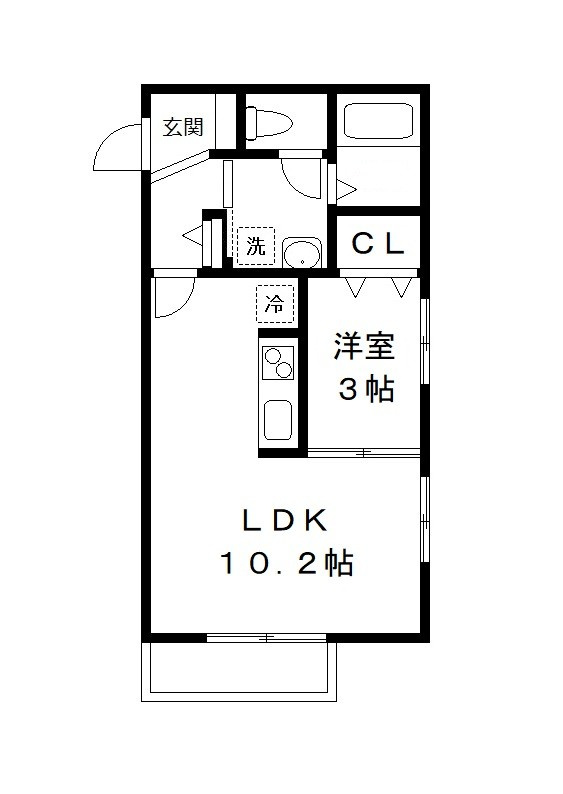 セカンドパストラルハイツの間取り