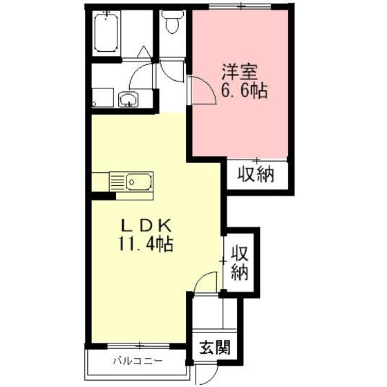 ヴィラージュＡ・Ｂの間取り