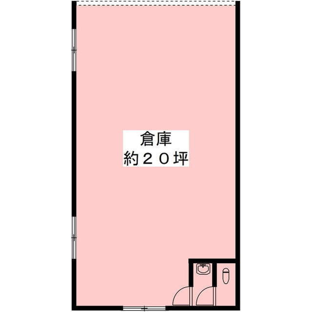 岐阜市領下５丁目の倉庫の間取り