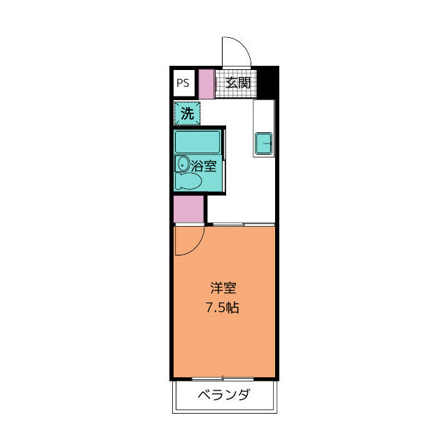 スギヤママンションⅡの間取り
