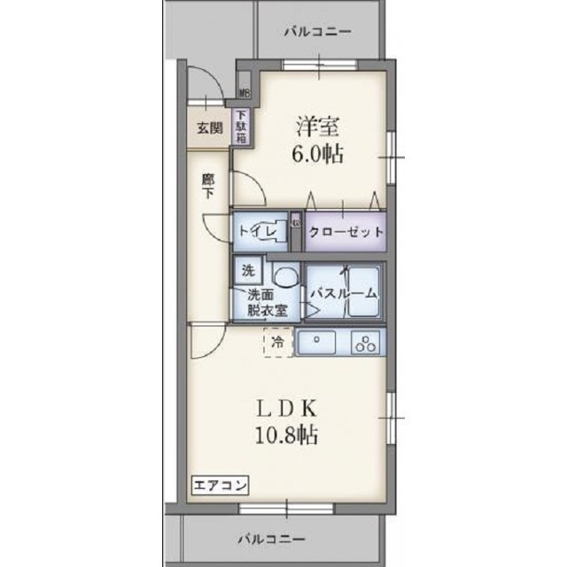 パレ・ソレイユの間取り