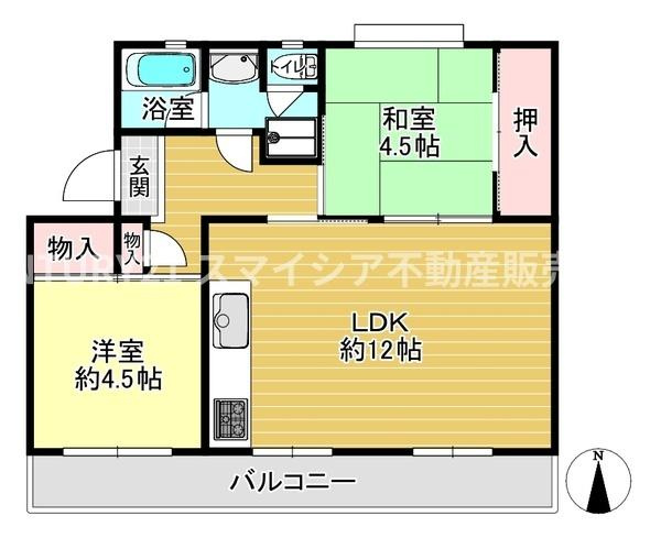 【間取り】 | 釈尊寺第一住宅第15号棟