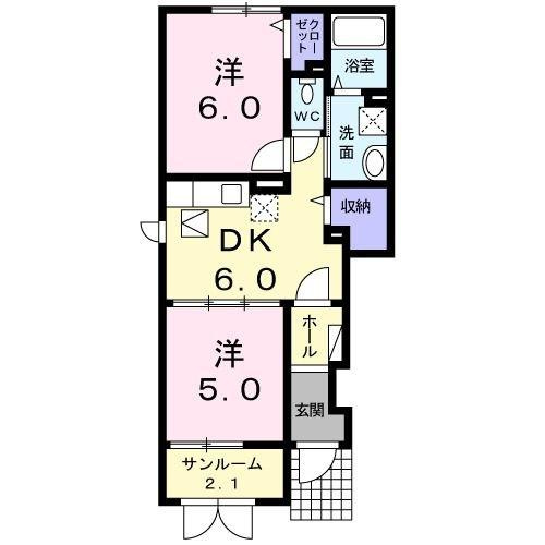 【間取り】 | シーブリーズ　Ａ