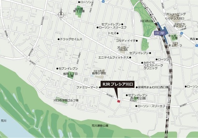 ＲＪＲプレシア川口の地図