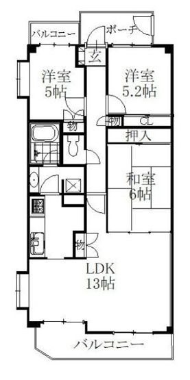 【間取り】 | メゾン草加松原