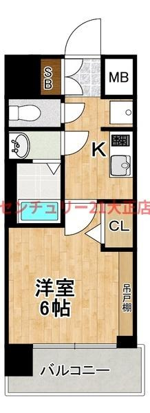 プレサンス大正エミナンスの間取り