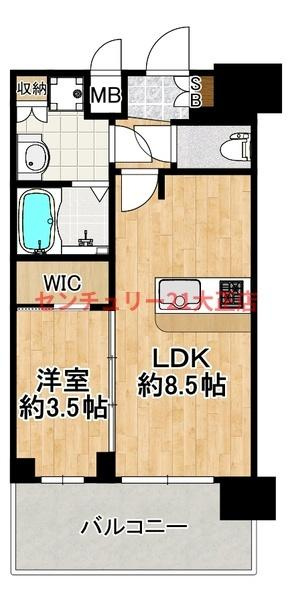プレサンス大正エミナンスの間取り