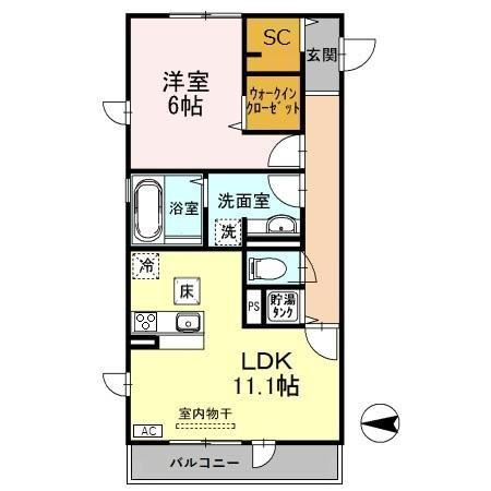 D-Room・SK IIIの間取り