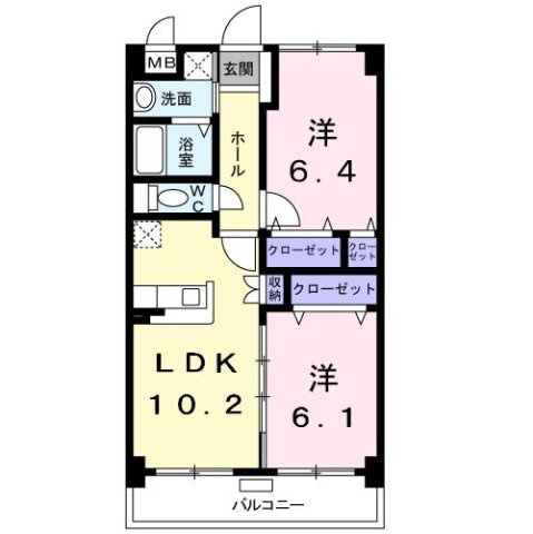 【間取り】 | ビューテラス田村