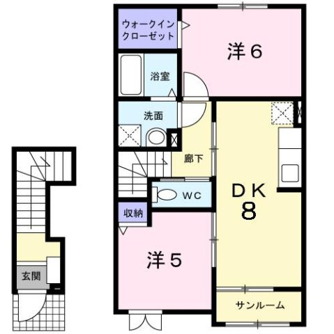 ラ・セゾン・クレールの間取り