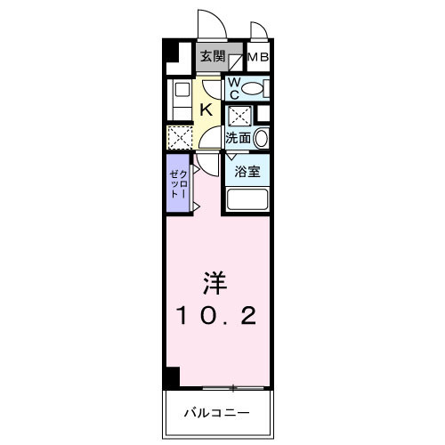 シティー柳町の間取り