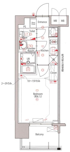 MAXIV新栄の間取り