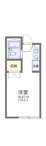 レオパレス東大路ハシモトの間取り
