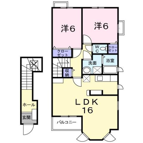 ヴァンテリュイソーの間取り