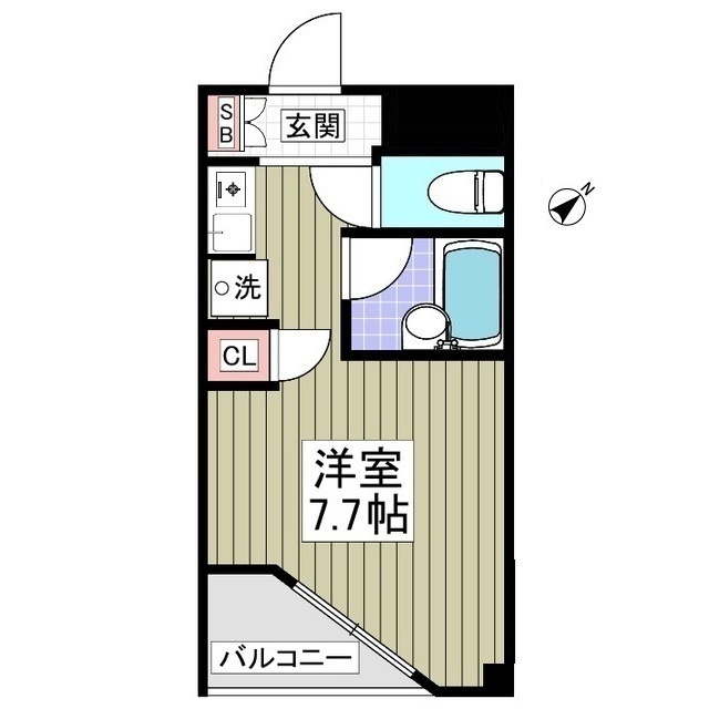 パワーク調布の間取り