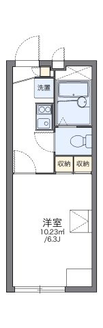 レオパレスプリマベーラの間取り|代表的な間取のため実際の間取とは異なる場合があります