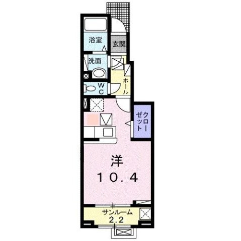 ステイズ　ワンの間取り