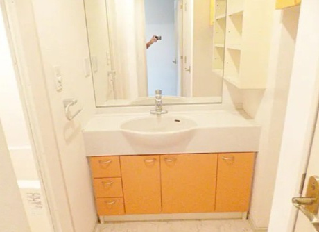 北区王子４丁目の賃貸マンションの洗面所