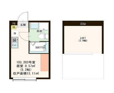 ラ・ヴィータ豊玉北の間取り