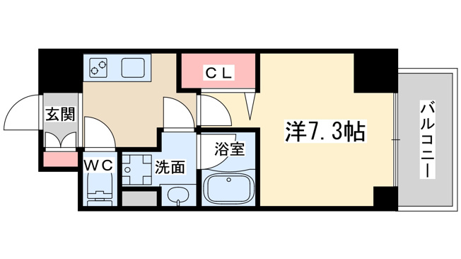 【間取り】 | シーズンフラッツ梅田NORTH