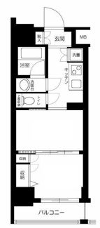 【間取り】 | 日神デュオステージ両国 | 間取りです。