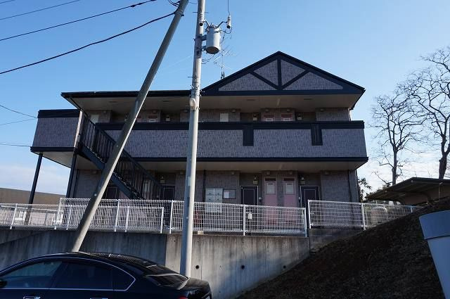 松戸市根木内のアパートの外観