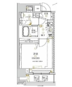 レガリス大塚の間取り
