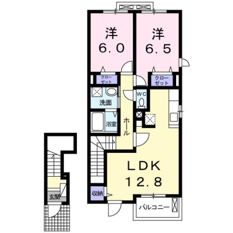 【間取り】 | カーポラヴォーロ　Ⅰ