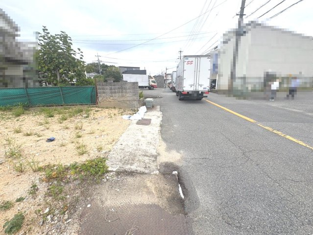黒山　売土地の前面道路含む現地写真|資料請求だけでもお気軽にお問い合わせ下さいませ♪