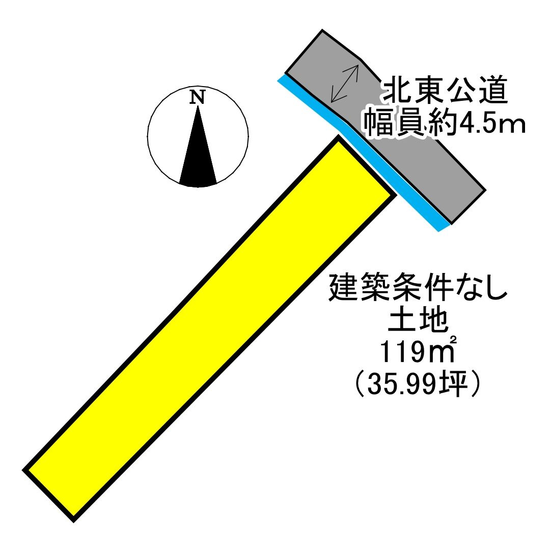 府中市府中町　330万の土地図